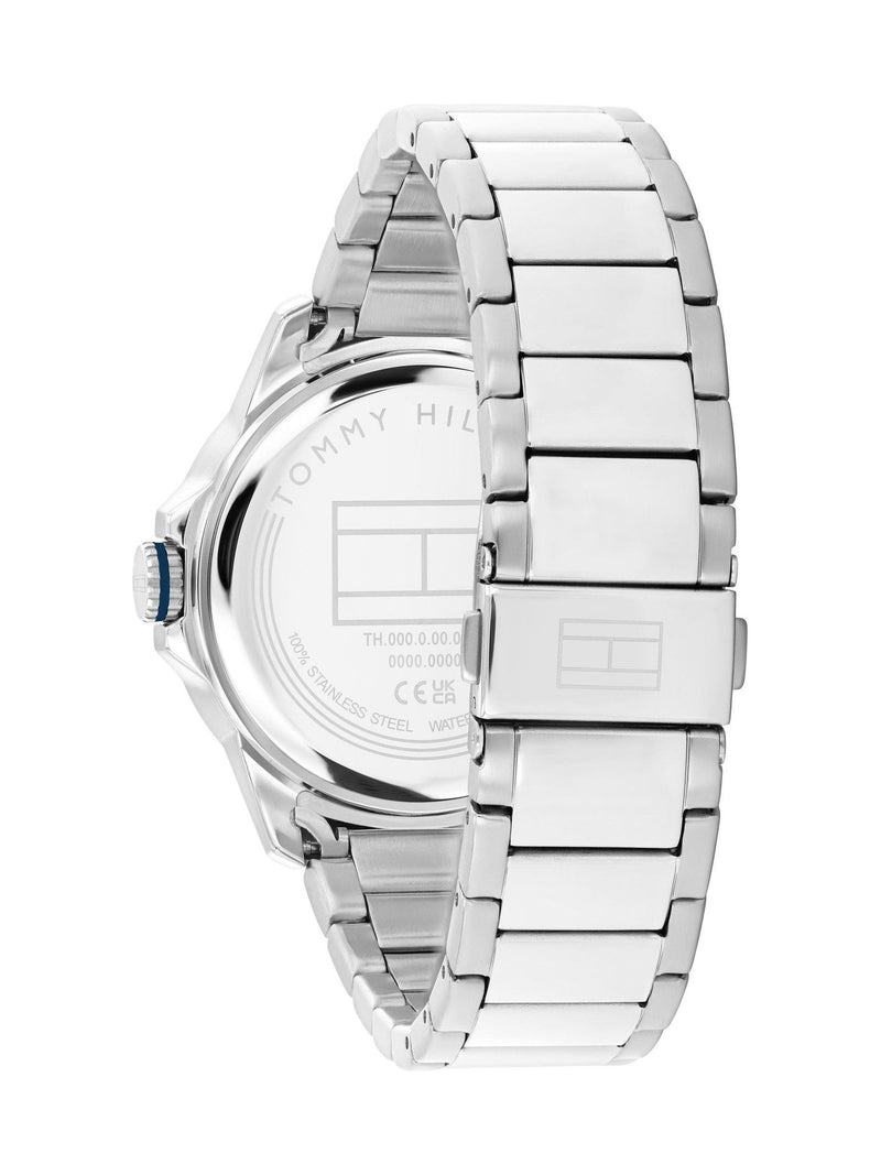 Tommy Hilfiger silver tone stainless steel bracelet watch 43mm, UK version