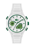 Lacoste White LC33 watch with TR90 case, imported from the UK
