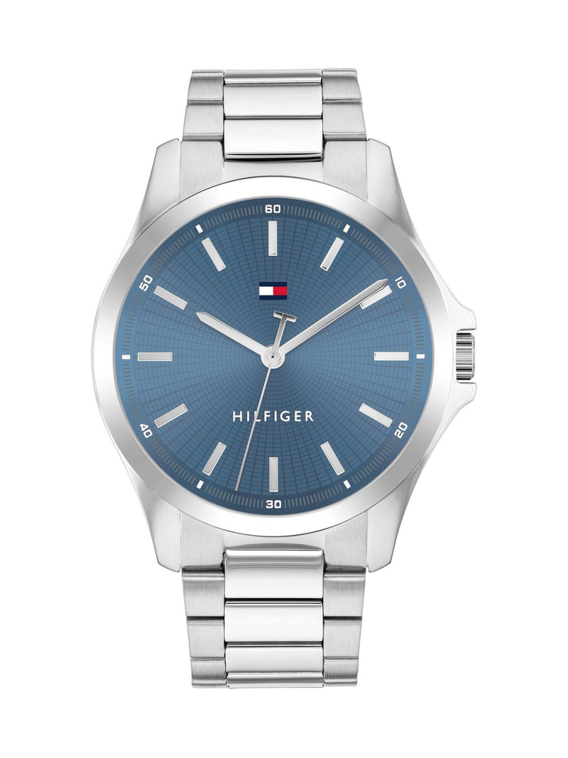 Tommy Hilfiger silver stainless steel bracelet watch 43mm, UK version