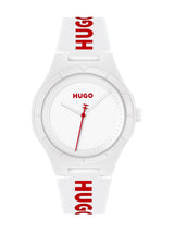 Next HUGO White LIT White Silicone Watch- Buy online at McGrocer