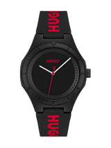 Next HUGO Black LIT Black Silicone Watch- Buy online at McGrocer
