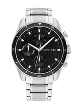 Next Tommy Hilfiger Men's Silver Tone Stainless Steel Watch- Buy online at McGrocer
