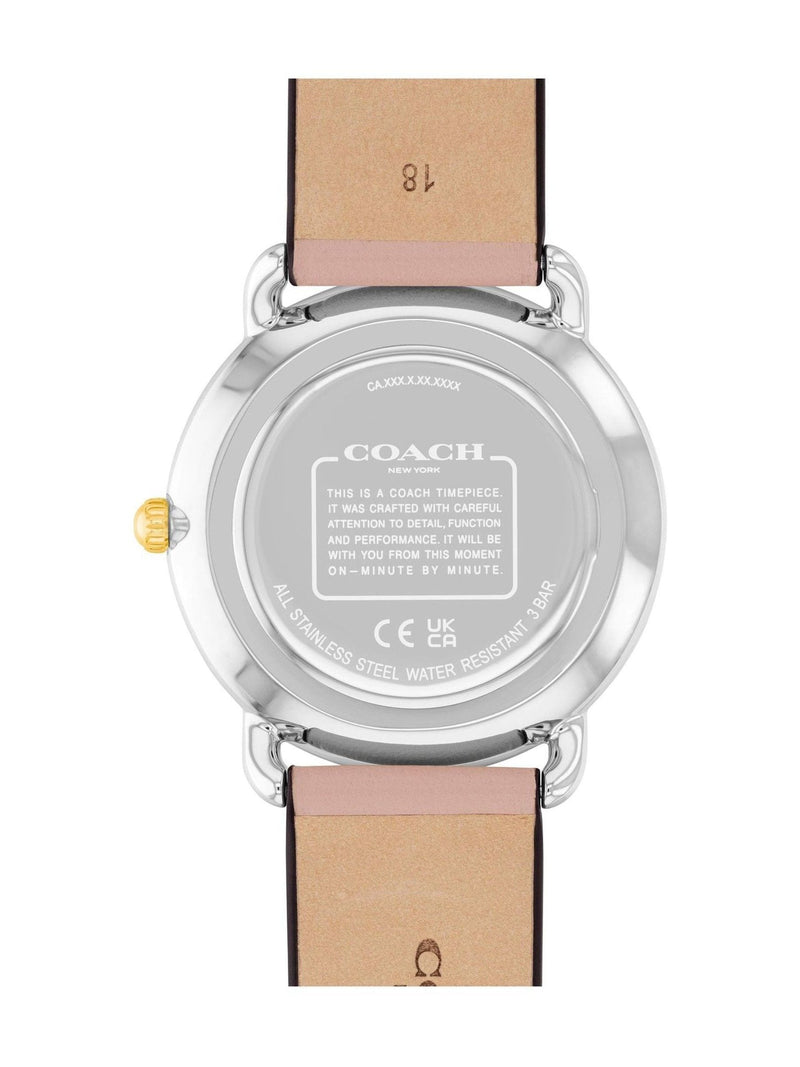 COACH Pink Ladies Elliot watch 36mm, imported from the UK