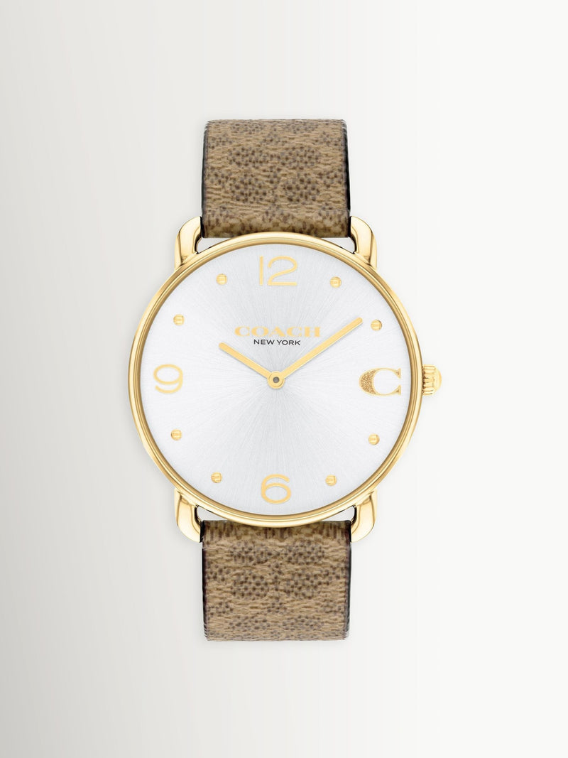 COACH brown Elliot Signature watch - British product