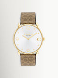 COACH brown Elliot Signature watch - British product