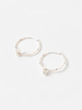 Oliver Bonas sunshine faux pearl hoop earrings - British product