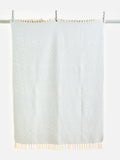 Oliver Bonas chevron throw blue cream 130x170cm - British product