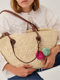 Monsoon Natural Yvie Woven Raffia Basket Bag (British brand)
