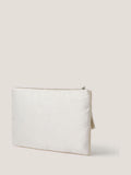 Monsoon Cream Audra Beaded Bow Pouch, imported from the UK
