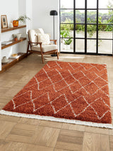 Next Think Rugs Rust Boho Berber Rug- Buy online at McGrocer
