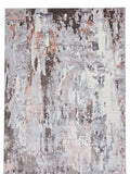 Think Rugs grey modern abstract rug (British brand)