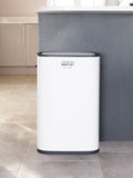 Charles Bentley white 55L automatic sensor bin - British product
