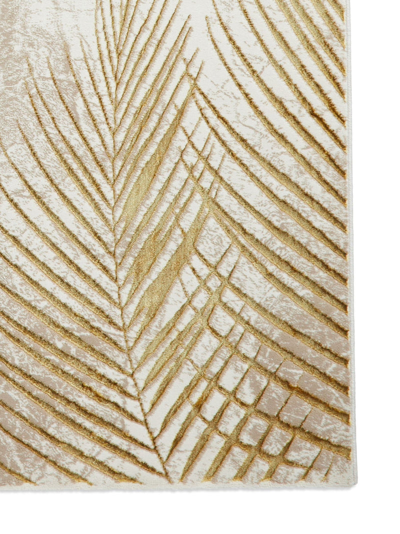 Think Rugs Creation botanical rug beige 50051, UK version