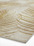 Think Rugs Creation botanical rug beige 50051, UK version