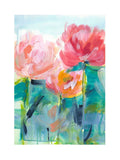 Laura Ashley pink abstract peonies large wall art, UK version