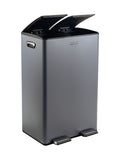 Charles Bentley kitchen bin grey double compartment 30L, UK version
