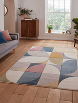 Next Think Rugs Multi Matrix Modern Geometric Rug- Buy online at McGrocer