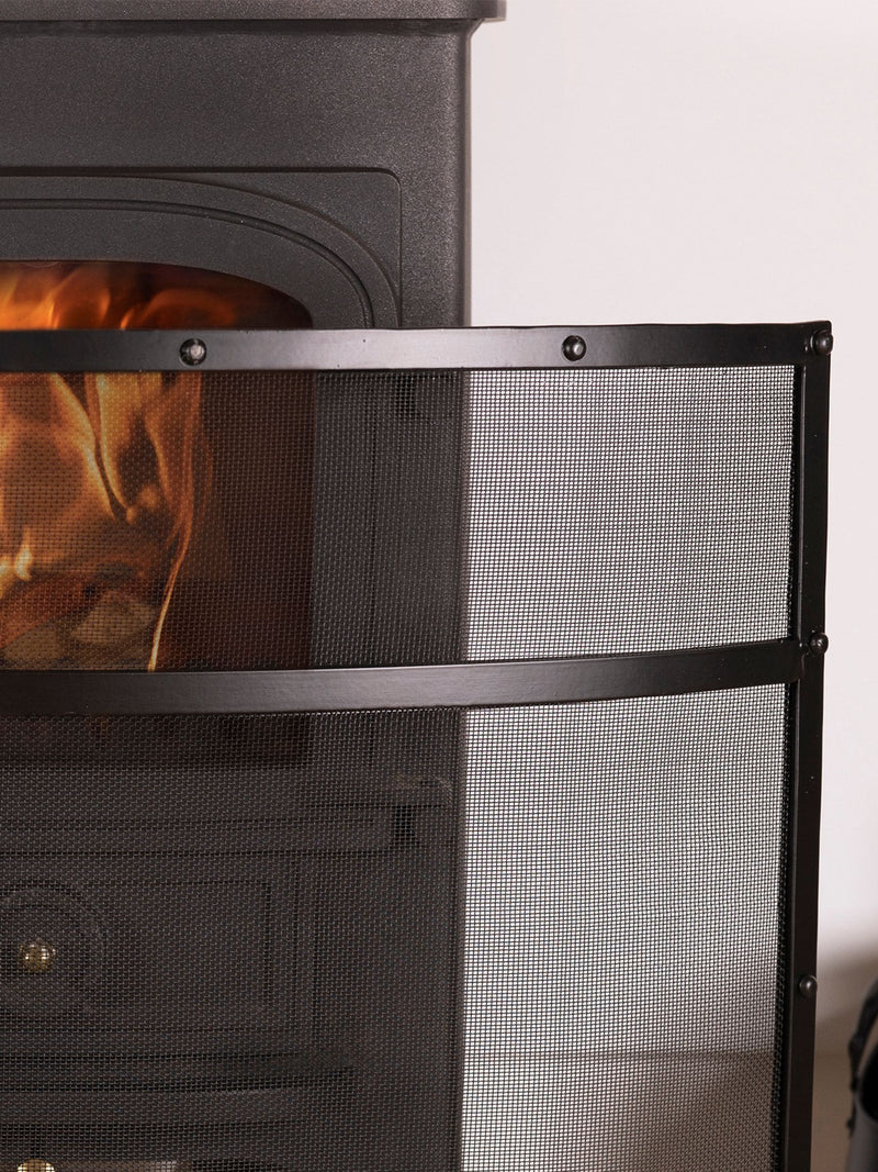 Snug black hornbeam fireguard 63cm (British brand)
