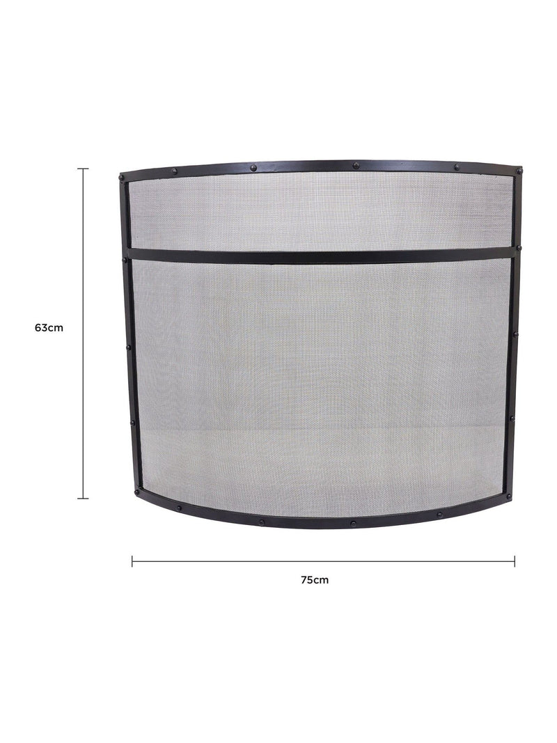 Snug black hornbeam fireguard 63cm (British brand)