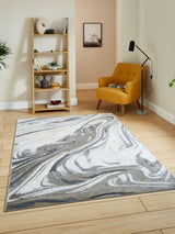 Next Think Rugs Silver Tidal TL68B Modern Abstract Rug- Buy online at McGrocer