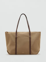 Next Mango Brown Shopper Bag With Double Handle- Buy online at McGrocer