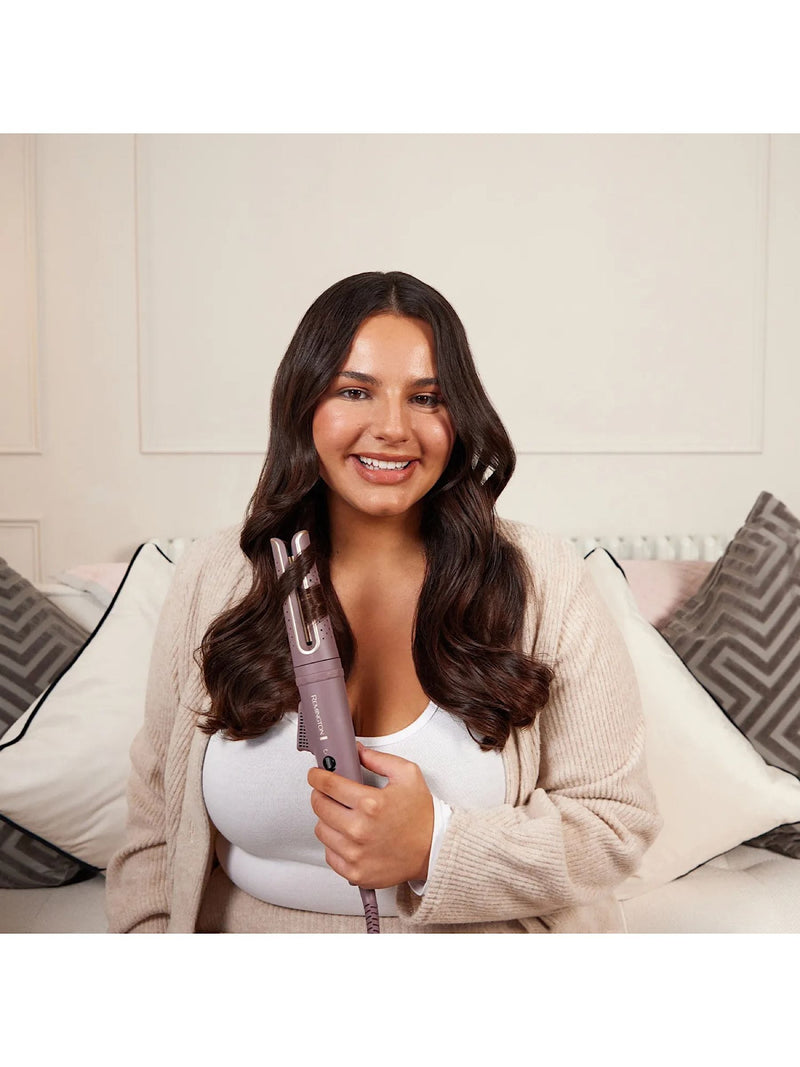 Remington Purple Airvive rotating curling wand (British brand)