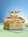 Hallmark Grogu 3D pop-up card with diorama scene, imported from the UK