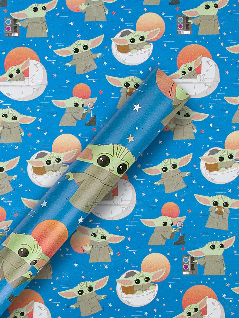 Hallmark Grogu wrapping paper 3 rolls, imported from the UK