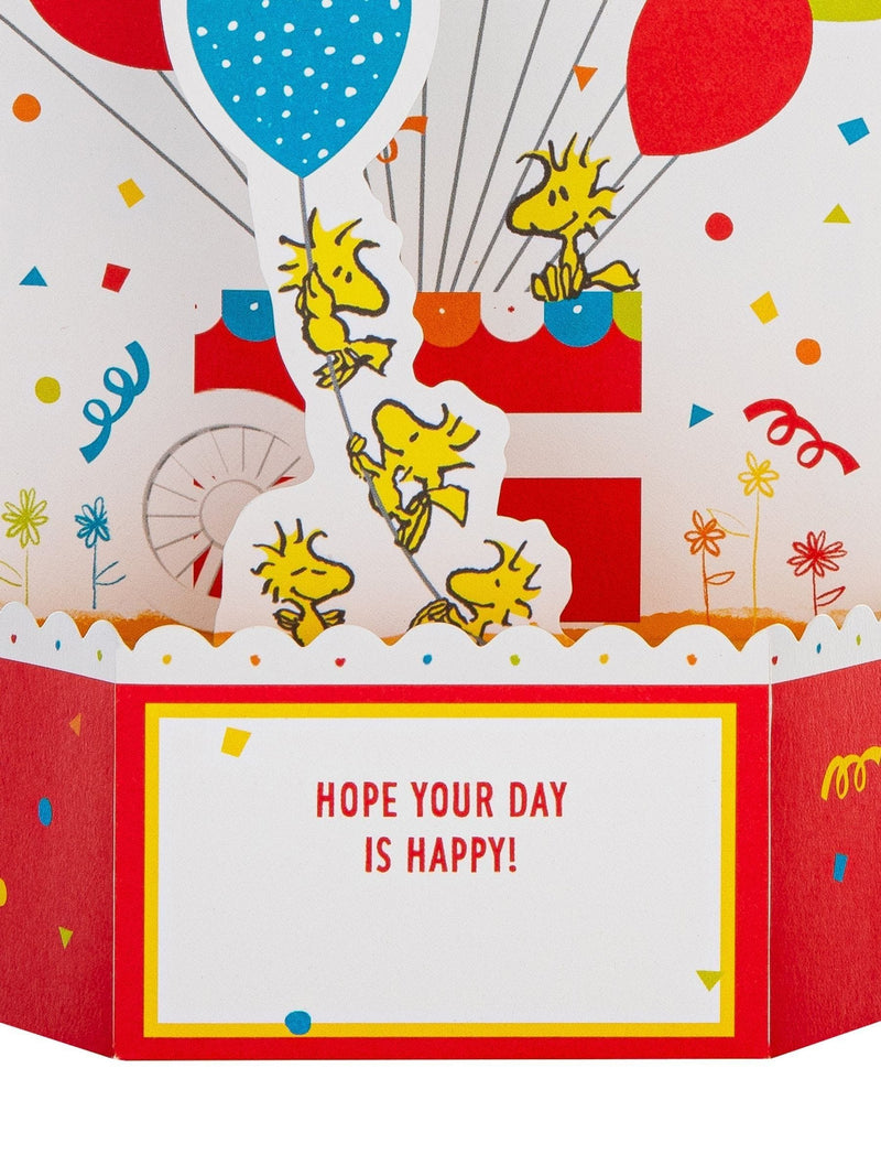 Hallmark Snoopy pop-up musical birthday card (British brand)