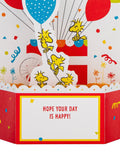 Hallmark Snoopy pop-up musical birthday card (British brand)