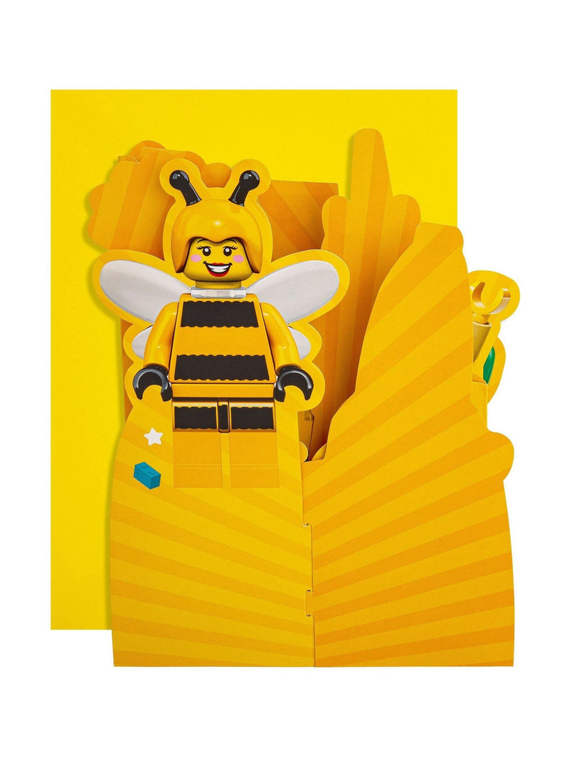 Hallmark LEGO 3D pop-up birthday card, imported from the UK