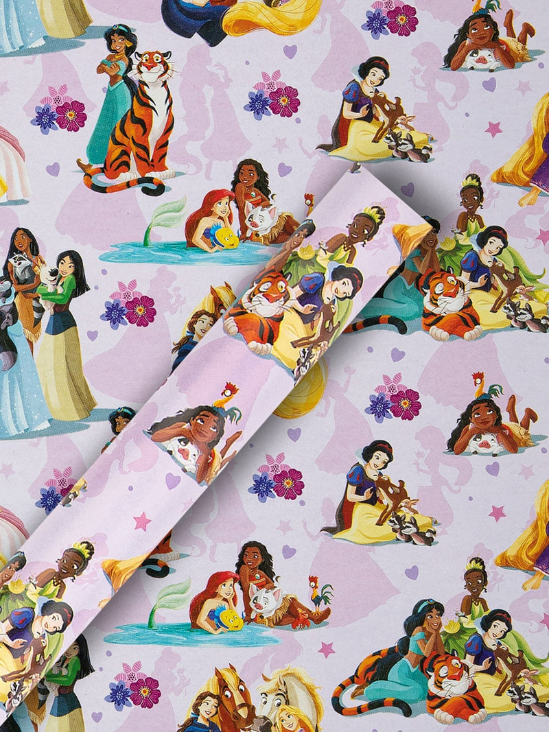 Hallmark Disney Princess wrapping paper 3 rolls, UK version