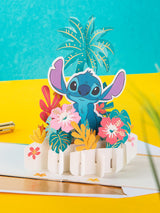 Next Hallmark Disney Lilo & Stitch Blue 3D Pop-Up Greeting Card- Buy online at McGrocer