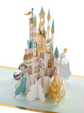 Hallmark Disney Princesses pop-up card with castle (British brand)