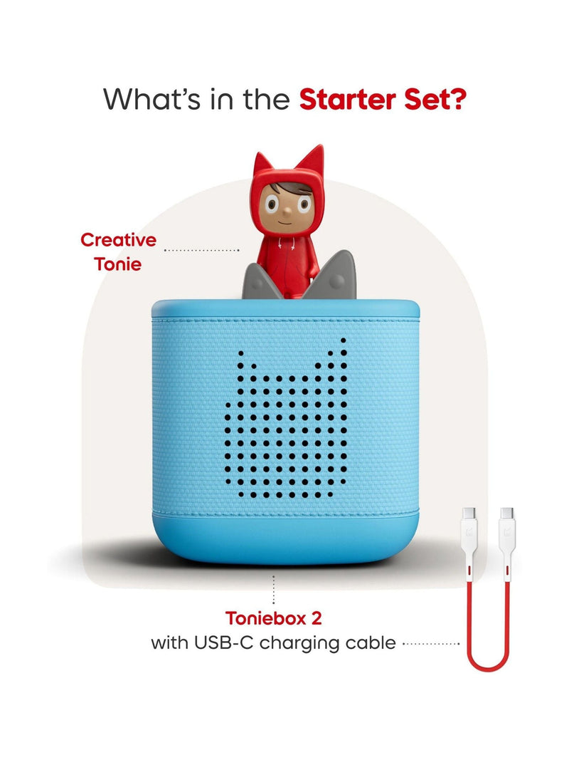 Tonies Toniebox 2 sky blue starter set Creative Tonie - British product