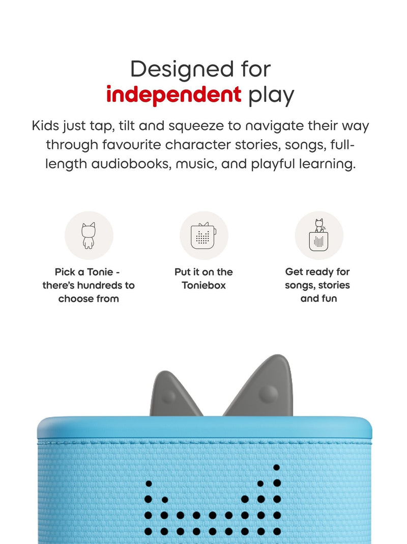 Tonies Toniebox 2 sky blue starter set Creative Tonie - British product