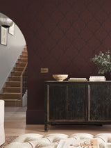 Next Graham & Brown Fig Woodland Fable Damask A4 Wallpaper Sample- Buy online at McGrocer