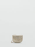 Mango gold sequin mini bag crossbody, UK version
