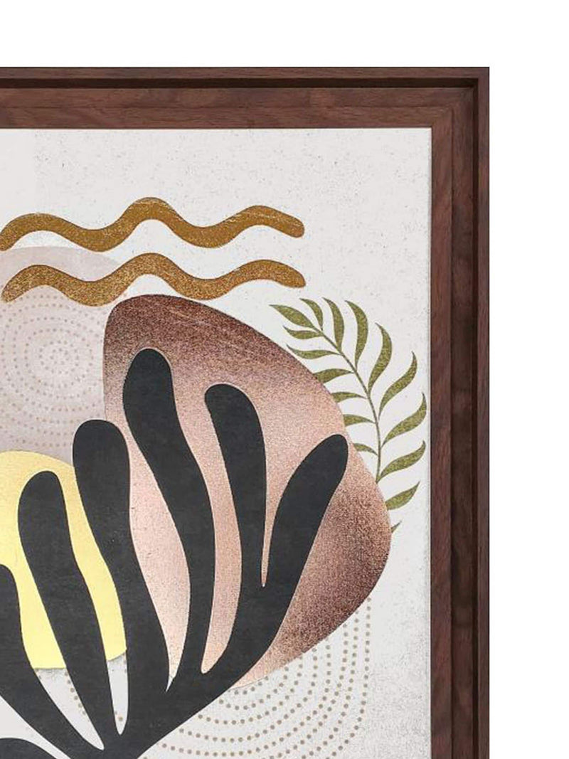 The Art Group Cream Coral framed canvas 58x78cm - British product