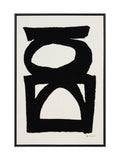 The Art Group Cream Abstract 2 framed canvas 65x95cm (British brand)