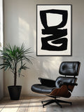 The Art Group abstract framed canvas Abstract 1 65x95cm - British product
