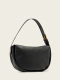 AllSaints Black Noemie shoulder bag, imported from the UK