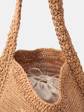 Accessorize natural slouchy raffia flower bag (British brand)