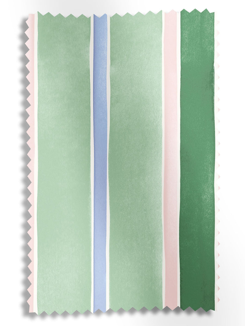 Bluebellgray Seaglass Seaside Stripe roman blind custom size (British brand)