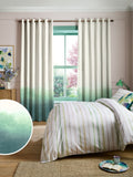 Bluebellgray Ombre curtains in teal - British product