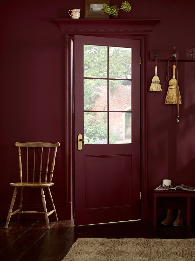 Graham & Brown Divine Damson ultra matt paint, UK version
