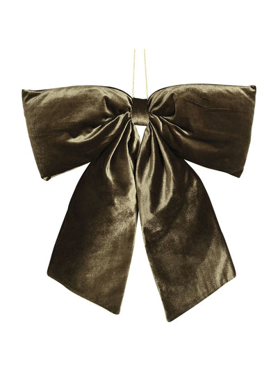 Next Widdop Green Christmas Velvet Bow Hanger- Buy online at McGrocer