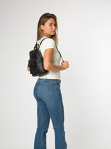 Next Pure Luxuries London Black Anouk Leather Backpack- Buy online at McGrocer