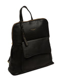 Pure Luxuries London black Anouk leather backpack, UK version