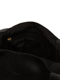 Pure Luxuries London black Fizz leather tote bag, imported from the UK